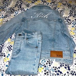 Baby kith denim set